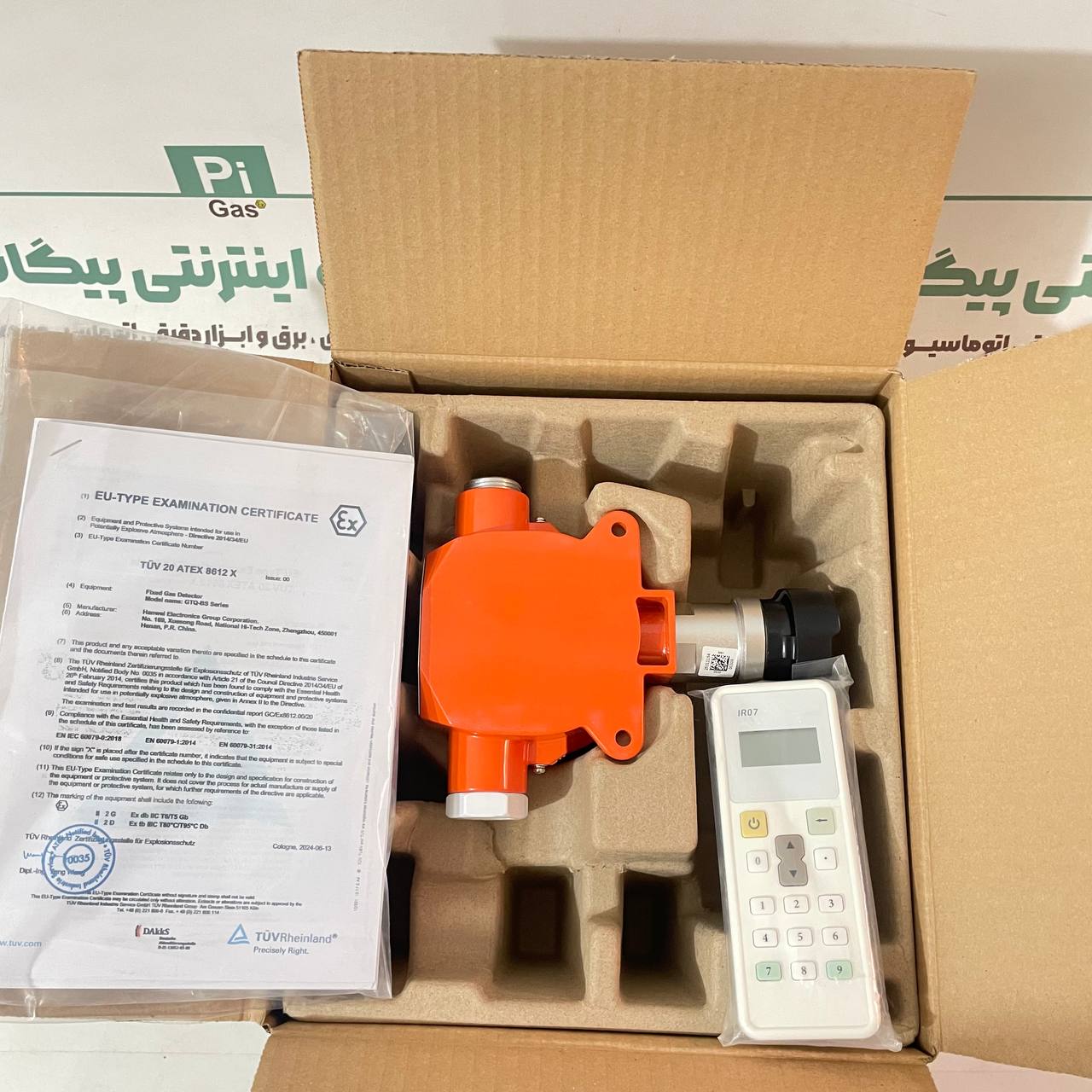 تصویر دتکتور گاز ثابت GTQ-BS03 hanwei (گازهای قابل اشتعال و سمی) 